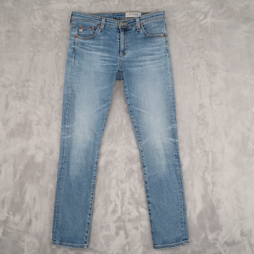 AG Jeans Prima Ankle Women 27R Blue Cigarette Leg EMP1855 Slim Stretch Denim